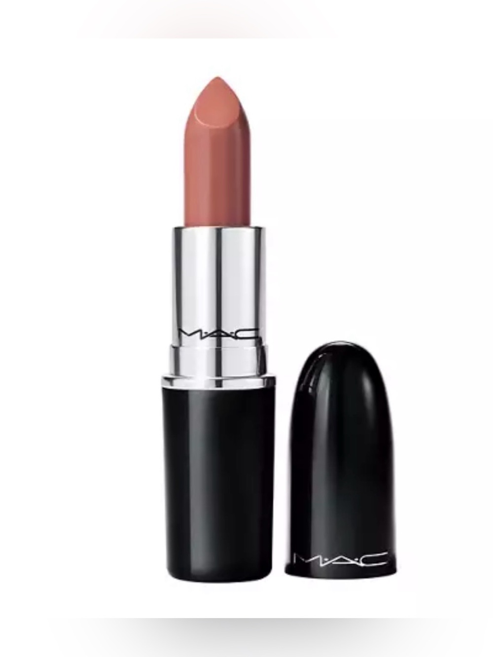 NEW MAC Cosmetics Lustreglass Sheer Shine Lipstick Hug Me 508 Blushed Nude